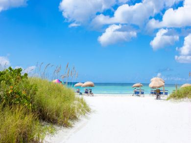 Siesta Key Beachfront Two Bedroom Vacation Condo Gulf Views